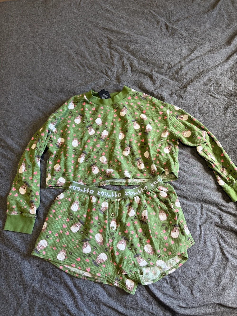 My Neighbor Totoro strawberry pajama set size large